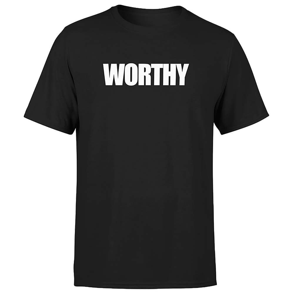 Worthy Black T-Shirt